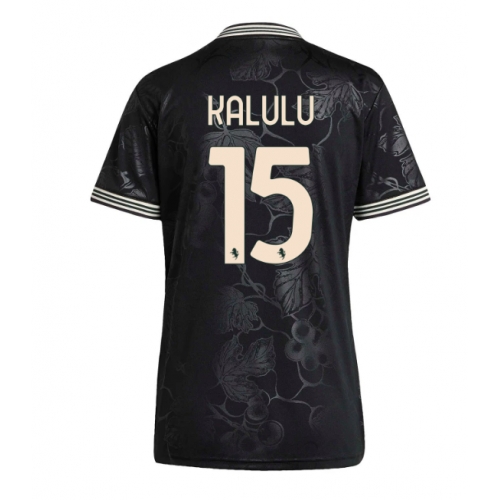 Billige Fotballdrakt Juventus Pierre Kalulu #15 Replika Tredjedrakt Dame 2025-26 Kortermet Billige Fotballdrakt Juventus Pierre Kalulu #15 Replika Tredjedrakt Dame 2025-26 Kortermet